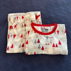 ☃️ Eddie Bauer Festive Youth Polar Bear Pajamas